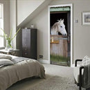 3D Peel and Stick Murals - Horse - Wallpaper Self-Adhesive Decals Removable PVC Waterproof Door Poster for Bedroom Living Room - 31.5" x 78.7" by GreenHaven Gardens