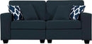 L Lengend Vansen Modular Sectional Sofa U Shaped Couch with Ottoman Modern Reversible Corner Sectional Couch for Living Room (Charcoal, 2+3) by CozyNest Decor