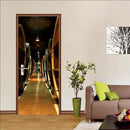 3D Door Stickers Murals - Peel & Stick Wine Cellar Theme - Removable PVC Waterproof Door Poster, 33.9" x 78.7" for Bedroom & Living Room by GreenHaven Gardens