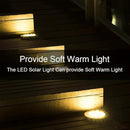 ZGWJ Solar Ground Lights, 8 LED Garden Lights Disk Outdoor Waterproof Landscape for Yard Walkway Patio Lawn Driveway Decoration (8 Pack Warm White) by GreenHaven Gardens