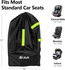 elaia Car Seat Travel Bag for Airplane, Waterproof Wearable with Straps, Large Capacity Padded Car Seat Check Bag, Perfect for Air Travel, Family Vacations, and Parents with Infants by TinyTreasures Baby Boutique