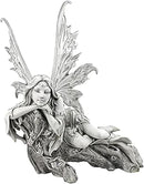 Design Toscano Pause to Ponder Fairy Garden Statue by GreenHaven Gardens