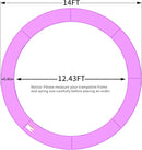16FT/15FT/14FT/12FT/10FT Trampoline Safety Pad Replacement, Round Trampoline Spring Protection Cover, Fits 16FT/15FT/14FT/12FT/10FT Frames, Water-Resistant Trampoline Accessories by TinyTreasures Baby Boutique