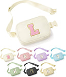 YOOLIFE Birthday Gifts for 3 4 5 6 7 8 9 10 11 12 13 Year Old Girls, Initial Fanny Pack for Girls Crossbody Bag Belt Bag Purse, Beige L by TinyTreasures Baby Boutique