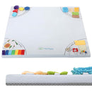 Baby Play Mat, 50''x50'' Playpen Mats with 4 Sensory Development Zones for Motor Skills, Unique Crawling Mats with Non-Slip Cushioned That Fits Nicely into Any Playroom, Grey by TinyTreasures Baby Boutique