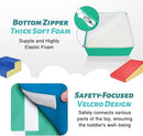 6-Piece Soft PU Leather Toddlers Climbing Toys, Indoor Climb and Crawl Activity Play Set, Foam Play Gym Climbing Structures for Toddlers 3, Baby Foam Blocks for Toddler by TinyTreasures Baby Boutique