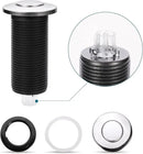 RQYEKDO Garbage Disposal Air Switch Kitchen Sink Top Long Stainless Steel Brushed Nickel Long 2.5" for Food and Waste Disposal On/Off Air Button Parts Copper… by CozyNest Decor