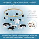 Montessori Mobile Baby for Crib - Black and White Mobile Give Visual Stimulation to Engage Your Newborn - Baby Crib Mobile for Boys & Girls - Baby Mobile for Crib by TinyTreasures Baby Boutique