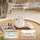 Dreo Humidifiers for Bedroom, 3L Top Fill 30H & 26dB Quiet Runtime for Large Room, Cool Mist Ultrasonic Humidifier with Humidity Sensor, Night Light for Home, Baby, Nursery, Plants, 360° Nozzle, White by TinyTreasures Baby Boutique