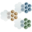 PandaEar 3 Pack Baby Food Freezer Tray with Lids, Silicone Baby Food Storage Container for Homemade Baby Food, Purees, Breastmilk (Blue/Green/Carnation) by TinyTreasures Baby Boutique