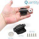 12Pack Magnetic Touch Push to Open Door Latch for Heavy Duty Door Push Release Latch Kitchen Drawer Push Catch Pop Out Latch Kitchen Closet Door Closing (Black) by TinyTreasures Baby Boutique