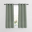 NICETOWN Blackout Sage Green Curtains 54 inches Long 2 Panels Set - Grommet Thermal Curtains Sound Dampening Window Treatments Room Darkening Drapes for Bedroom/Home Office, W37 x L54 by TinyTreasures Baby Boutique