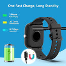 Kids Wach for Girls Boys 6-15 Year Old - Smart Watch for Kids 1.8" Fitness Tracker,No Phone Needed,Pedometer Sleep Monitor Heart Rate Waterproof,Puzzle Game for Girls Boys Teens Birthday Gift (Black) by TinyTreasures Baby Boutique