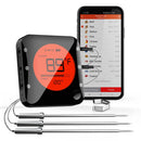 BFOUR Bluetooth Meat Thermometer Wireless Grill Thermometer with 3 Probes, Premium Digital Meat Thermometer Food Thermometer Timer Alarm for Smoker, Grill, Oven, Kitchen, Cooking, BBQ by GreenHaven Gardens