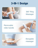 bedee Cellulite Massage Tool, Lymphatic Drainage Massager, Fascia Massage Tool for Arms, Legs, Stomach, Blue by CozyNest Decor