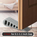 JQK Rubber Door Stopper Wedge, Grey 3 Pack Soft TPR Premium Door Stops for Bottom of Heavy Duty Door on Tile, Concrete, Carpet, Wooden Floor, DSB61-GY-P3 by TinyTreasures Baby Boutique