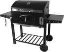Grill Boss Charcoal Grill with Large 32-Inch Cooking Area - Includes Warming Rack, Side Shelves, Bottom Storage and Wheels for Outdoor BBQ, Tailgating, Camping & Backyard Grilling by GreenHaven Gardens