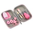 ZELINYE Baby Grooming Kit, 8 in 1 with Brush, Comb, Nail Clipper and File, Nasal Cleaner, Finger Toothbrush, Scissors, Portable Newborn Essentials Set Pink by TinyTreasures Baby Boutique