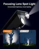 6 Pack Solar Power Spot Lights Outdoor Waterproof LED Dusk to Dawn Landscape Spotlight Lamp for Outside Yard, Tree, Flag, Plants, Garden, Statues, Outside, 3 Modes, 18 Hours Accent Ambient Lighting by GreenHaven Gardens