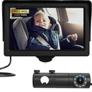 GROWNSY Baby Car Camera, HD Display Baby Car Mirror with Night Vision Feature, 4.3 inch Baby Car Camera with Monitor Wide Clear View, Backseat Camera Rear Facing to Observe Baby’s Every Move by TinyTreasures Baby Boutique