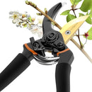 Premium Bypass Pruning Shears for your Garden - Heavy-Duty, Ultra Sharp Pruners w/Soft Cushion Grip Handle Made with Japanese Grade High Carbon Steel - Perfectly Cutting Through Anything in Your Yard by GreenHaven Gardens