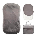 Baby Lounger - Snuggle Cozy Me Infant Lounger for Newborns | Flannel Cover, Breathable Soft, Portable Awake-Time Pad, Essential Baby Gift -Grey by TinyTreasures Baby Boutique