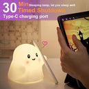 Ghost Night Light for Kids, Silicone Nursery Nightlight with 13 Interactive Sound Effects ,Halloween Decor Lamp Adjustable Dimmable Lamp with Touch Sensor Children's Christmas Gifts (white ghost) by TinyTreasures Baby Boutique