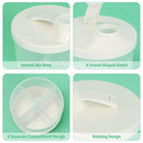 Accmor Baby Formula Dispenser On The Go, Non-Spill Rotating Four-Compartment Formula Container to Go, Milk Powder Kids Snack Container for Infant Toddler Travel Outdoor, White by TinyTreasures Baby Boutique
