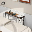 31.5‘’ Console Table, Skinny Entryway Table with Fast-Charging Station, Narrow Long Sofa Table, Behind Slim Couch Table for Entrance, Hallway, Living Room Decor ST-BR80-1 by CozyNest Decor