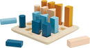 PlanToys Geometric Peg Board - Orchard Collection (5477) by TinyTreasures Baby Boutique