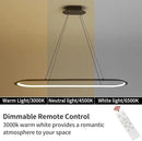 Island Lights, Linear Pendant Light LED Dimmable Hanging Light Fixture, 3000K-6500K with Remote Control,Chandeliers for Dining Room(Black,39.3IN) by CozyNest Decor