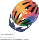 Exclusky Kids Bike Helmet with LED Light – Adjustable Multi-Sport Youth Helmet for Boys & Girls, Ages 5-12, Fits 50-57cm, Cycling Safety Gear by TinyTreasures Baby Boutique