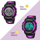 Kids Watch,Boys Watch for 3-15 Year Old Boys,Digital Sport Outdoor Multifunctional Chronograph LED 50 M Waterproof Alarm Calendar Analog Watch for Children with Silicone Band,Kids Gift by TinyTreasures Baby Boutique