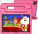 Tablet for Kids Age 3-12 10.1 inch Android 14 6000mAh 8GB RAM+64GB ROM(Expandable to 1TB Kids Tablet WiFi6 Google Kids Space Parental Control 1280 * 800 HD Screen (Pink) by TinyTreasures Baby Boutique