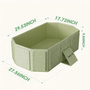 Baby Foldable Kids Bathtub for Infants to Toddler with Non-Slip Base,Easy Storage,Perfect for Small Spaces,Graffiti Green by TinyTreasures Baby Boutique