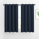 NICETOWN Blackout Curtains and Drapes for Kitchen - Thermal Insulated Solid Grommet Top Blackout Panels/Draperies for Kid's Room (Navy, 1 Pair, 52 x 54 Inch) by TinyTreasures Baby Boutique
