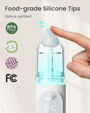 GROWNSY Nasal Aspirator for Baby, Upgraded 5 Suction Levels Baby Nose Sucker, IPX7 Waterproof Electric Nose Suction for Baby, Booger Sucker for Toddlers with Automatic Cleaning &Music &Light Functions by TinyTreasures Baby Boutique