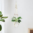 Belit 2 Pack Macrame Plant Hangers Indoor Hanging Planter Basket Decorative Flower Pot Holder Rope for Indoor Outdoor Home Decor by GreenHaven Gardens