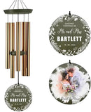 ASTARIN Personalized 20th 50th Anniversary Wind Chime, Happy Anniversary Wedding Valentine's Day Gift for Wife Husband Men Women Sister, Golden Anniversary Keepsake Decorations for Parents Couples by CozyNest Decor