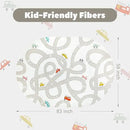 STARUIA Grey Kids Rug for Playroom, 5'x7' Washable Road Rug for Kids Bedroom, Non-Slip Car Rugs for Nursery, Large Traffic Play Mat Utral Soft Baby Carpet for Boys Girls Dorm Toy Room Tent by CozyNest Decor