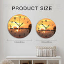 Generic Custom Wall Clock Personalized Clocks with Photo Text Logo Customize Gifts for Kitchen Bathroom Home Wedding Friend Family Lover, 12inch-30cm by TinyTreasures Baby Boutique
