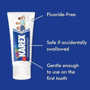 Kinder Karex Hydroxyapatite Kids Toddler Toothpaste I Fluoride Free I Clinically Tested I 2.3 oz (Pack of 3) by CozyNest Decor