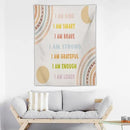 ICMOLYYENLO Boho Plant Aesthetic Tapestry, Abstract Medieval Arch Sun Home Aesthetic Wall Hanging For Bedroom Living Room Dormitory Tapestry 30x40 Inches by CozyNest Decor