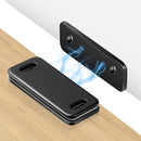 Ultra Thin Cabinet Magnets Door Catch, Adhesive Drawer Latch,Cabinet Magnetic Catch for Kitchen,Closet Door,Cupboard Wardrobe,Sliding Closure,No-Gap Design (Black 4PCS) by TinyTreasures Baby Boutique