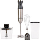 Kenmore Immersion Blender - Handheld Stick Mixer For Kitchen, Food Chopper, Whisk, Smoothie Milkshake Maker, Blend Baby Food, Protein Shake, Puree, Batidora De Inmersión Stainless Steel Blade, Black by TinyTreasures Baby Boutique