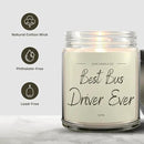 1OAK Vanilla Candle - Thank You Bus Driver Gifts for Women, Men - Bus Driver Appreciation & Retirement Gifts by CozyNest Decor