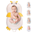 Baby Lounger for Newborn & Infant – Duckling Delight | Soft 100% Cotton Cover, Lightweight, Washable, Portable Infant Support Cushion by Sprinta by TinyTreasures Baby Boutique