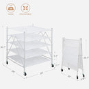 STORAGE MANIAC Sweater Drying Rack, Mesh Clothes Drying Rack, Stackable Laundry Drying Rack, Lay Flat Dryer for Delicates, Portable Dry Rack for Indoor or Outdoor, White, 5 Tier Foldable by TinyTreasures Baby Boutique