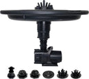 HALF OFF PONDS Floating Fountain – 1/4 HP Pond Aerator, 100' Cord – 3000 GPH Water Pump – 9 Spray Patterns – Energy-Efficient – for Small Ponds & Water Gardens by GreenHaven Gardens
