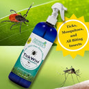 3 Moms Organics TickWise | 16oz Extra Strength, DEET- Free, Tick and Insect Repellent | Plant Based Essential Oils and All Natural Ingredients | Safe for Kids, Adults, Dogs and Horses by TinyTreasures Baby Boutique